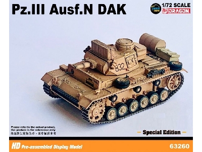 Pz.Kpfw Iii Ausf. N With Extra Oil Drum And Wooden Box Dak S.Pz.Abt.501, Tunisia 1942/43 - image 5