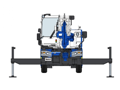 Tadano Rough Terrain Crane Gr-130nl/N Crevo Mini G4 'h-type Outrigger' - image 6