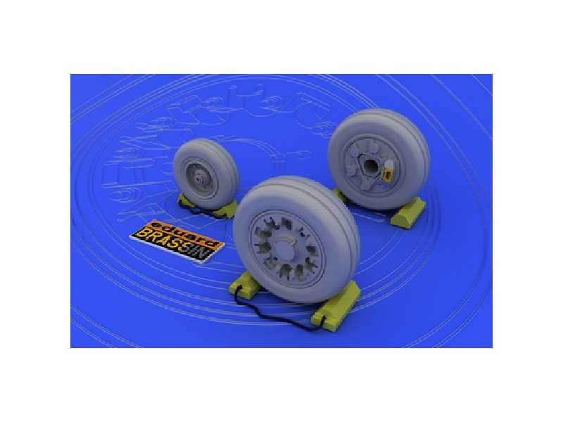 F-16A/ B wheels 1/48 - Kinetic - image 1