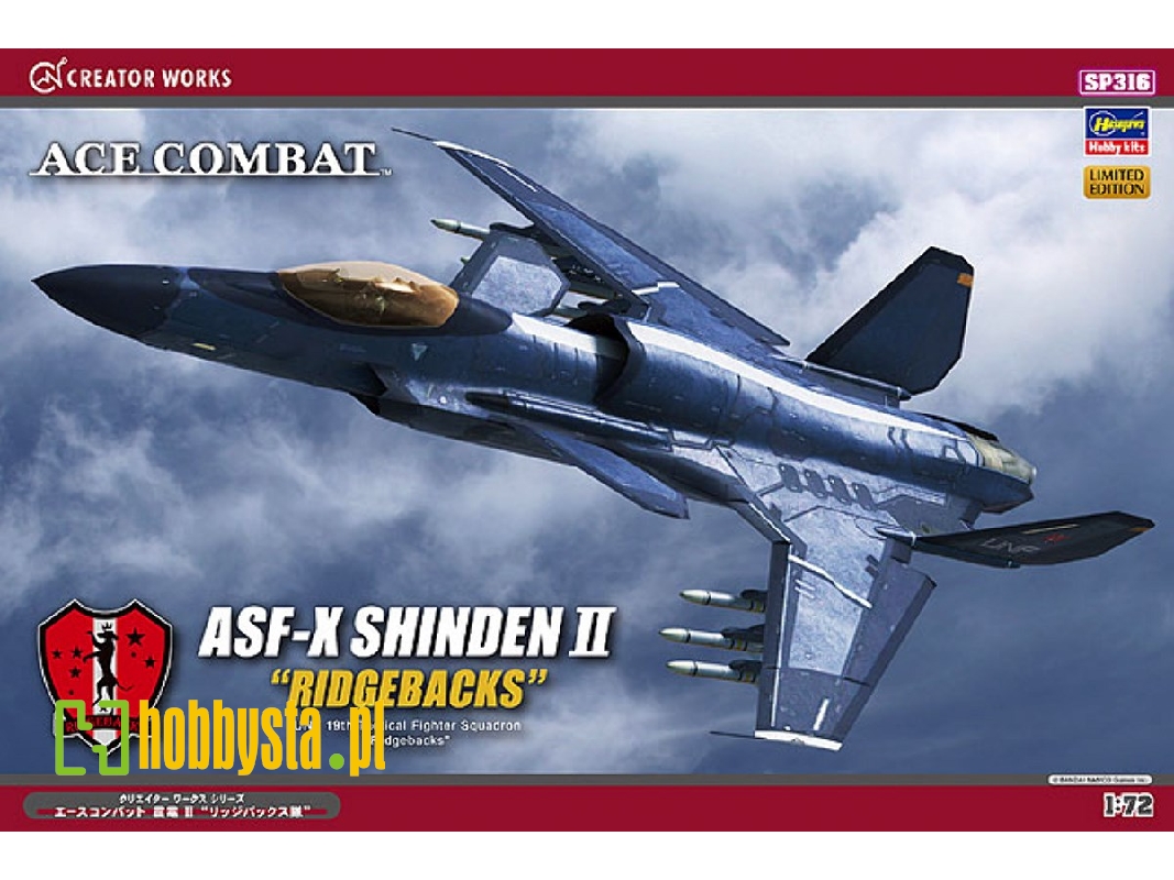 Ace Combat Asf-x Shinden Ii 'ridgebacks' - image 1 Ace Combat Asf-x Shinden Ii 'ridgebacks' - image 1