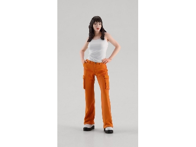 Datsun Sunny Truck Long Body Deluxe With Girl's Figure - image 3