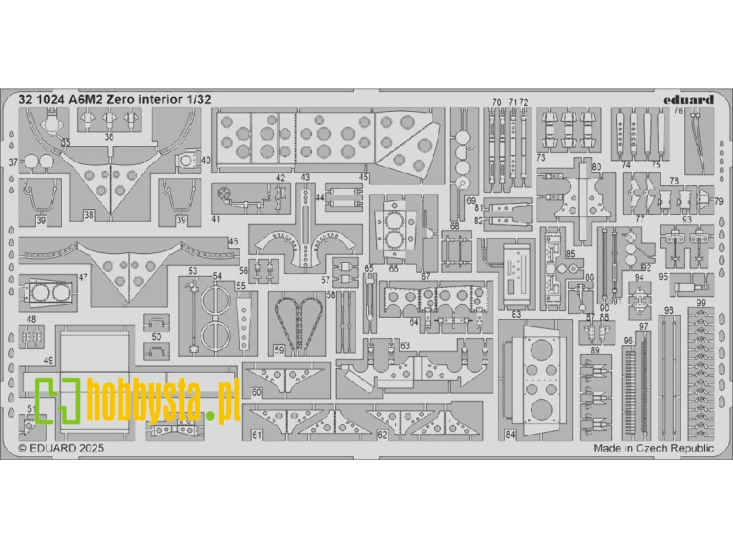 A6M2 Zero interior 1/32 - TAMIYA - image 1