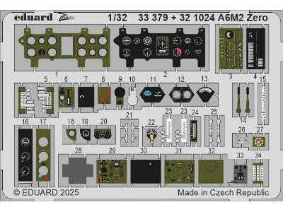 A6M2 Zero interior 1/32 - TAMIYA - image 2