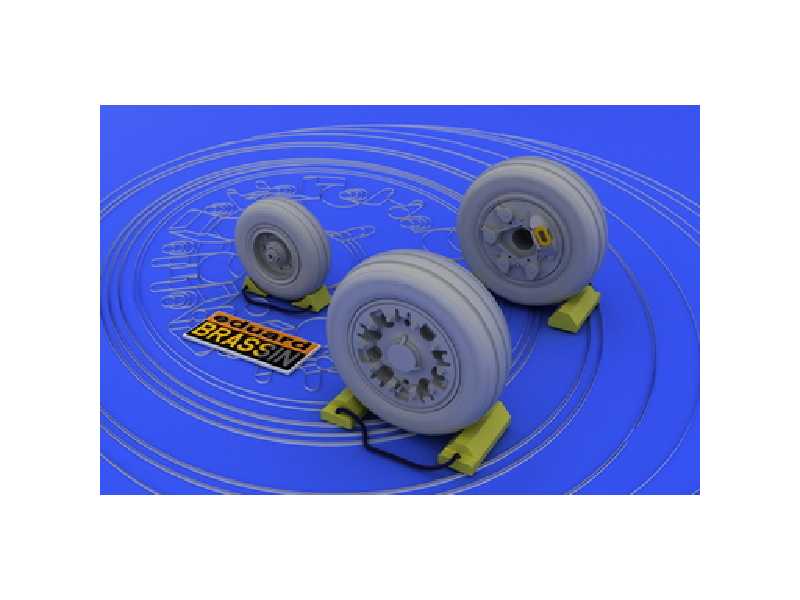 F-16A/ B wheels 1/48 - Tamiya - image 1