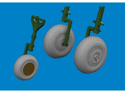B-26G wheels 1/48 - ICM - image 2