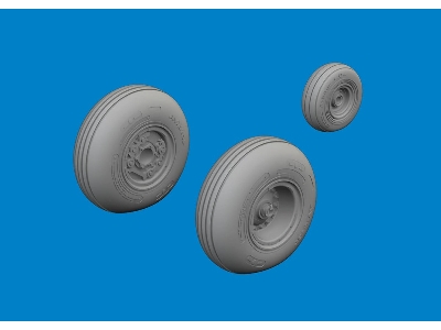 UH-60 wheels 1/48 - ICM - image 1