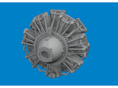 B-24D engines PRINT 1/48 - HOBBY BOSS - image 2