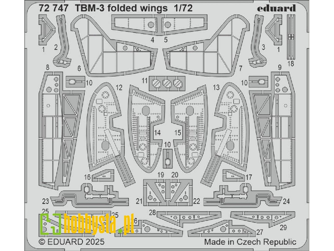 TBM-3 folded wings 1/72 - HOBBY BOSS - image 1 TBM-3 folded wings 1/72 - HOBBY BOSS - image 1