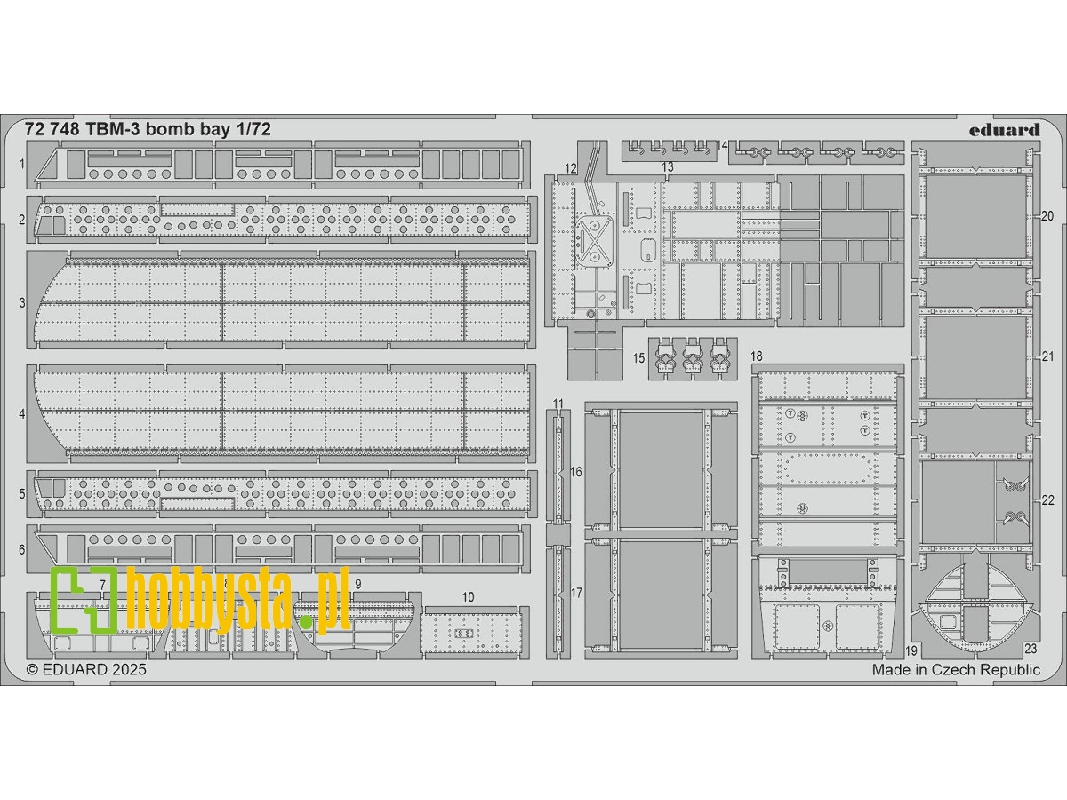 TBM-3 bomb bay 1/72 - HOBBY BOSS - image 1 TBM-3 bomb bay 1/72 - HOBBY BOSS - image 1