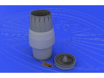 F-16CJ Block 52 engine 1/48 - Tamiya - image 3