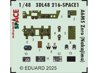 A6M5 Zero (Nakajima) SPACE 1/48 - FINE MOLDS - image 3