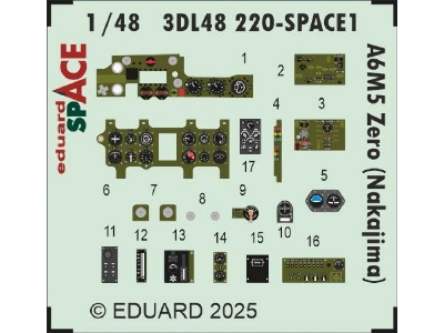 A6M5 Zero (Nakajima) SPACE 1/48 - EDUARD - image 3