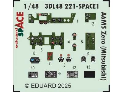 A6M5 Zero (Mitsubishi) SPACE 1/48 - FINE MOLDS - image 3