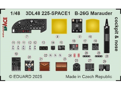 B-26G Marauder cockpit & nose SPACE 1/48 - ICM - image 3