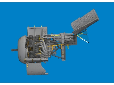 Fw 190A-6 engine & fuselage guns 1/48 - EDUARD - image 2