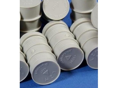 Wwii German Commercial 300l Fuel Drums (6pcs) - image 2