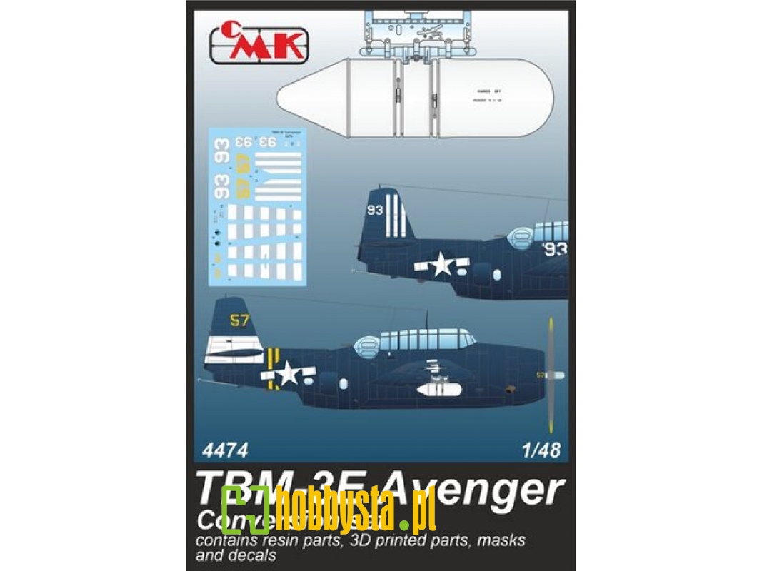 Tbm-3e Avenger Conversion Set (For Accurate Models, Academy And Italeri) - image 1