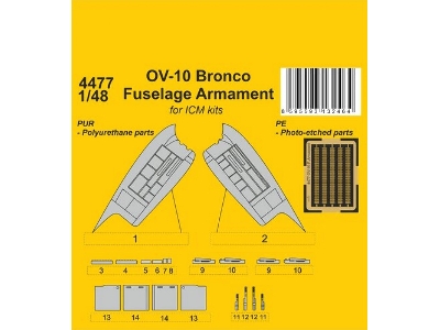 Ov-10 Bronco Fuselage Armament (For Icm) - image 1