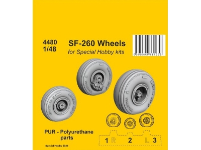 Sf-260 Wheels (For Special Hobby Kits) - image 1