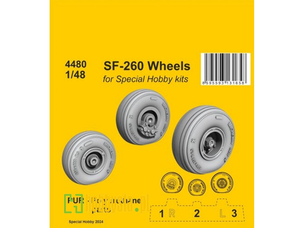Sf-260 Wheels (For Special Hobby Kits) - image 1