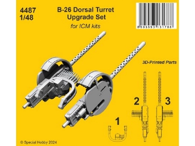B-26 Dorsal Turret Upgrade Set (For Icm) - image 1