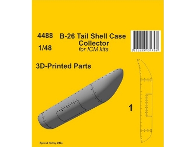 B-26 Tail Shell Case Collector (For Icm Kits) - image 1