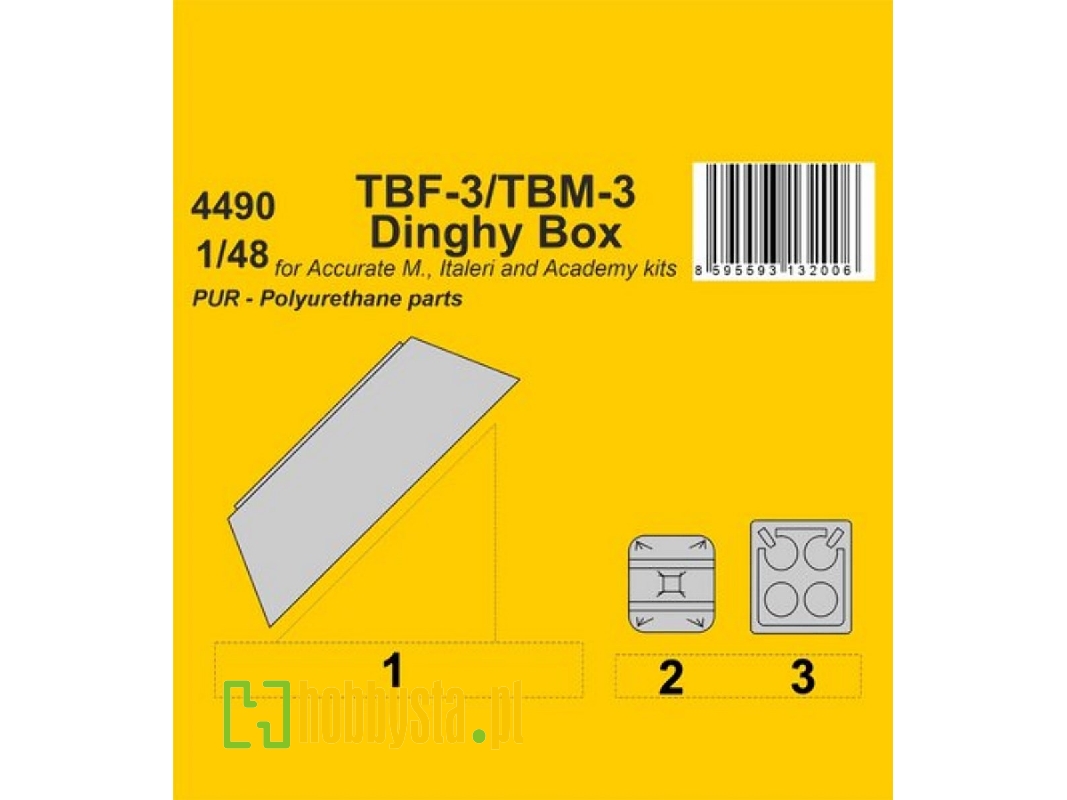 Tbf-3/Tbm-3 Dinght Box (For Accurate Models, Italeri And Academy) - image 1 Tbf-3/Tbm-3 Dinght Box (For Accurate Models, Italeri And Academy) - image 1