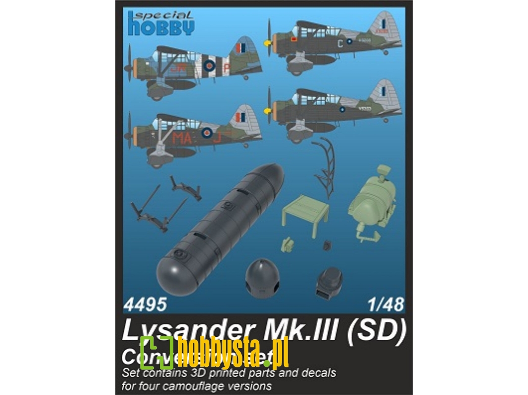 Westalnd Lysander Mk.Iii (Sd) - Conversion Set (For Airfix Kits) - image 1 Westalnd Lysander Mk.Iii (Sd) - Conversion Set (For Airfix Kits) - image 1