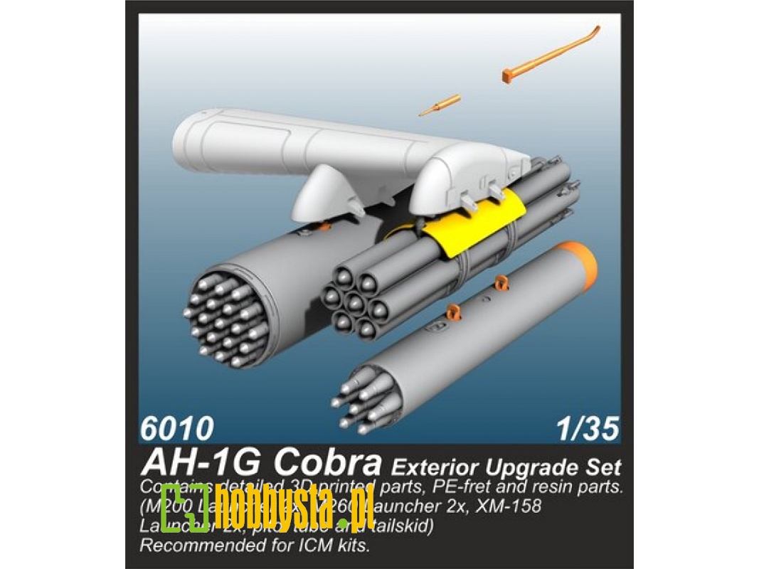 Ah-1g Cobra Exterior Upgrade Set (For Icm Kits) - image 1 Ah-1g Cobra Exterior Upgrade Set (For Icm Kits) - image 1