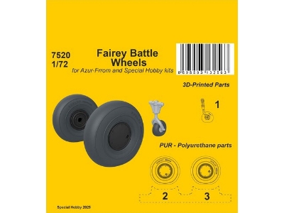 Fairey Battle Wheels (For Azur-frrom And Special Hobby) - image 1