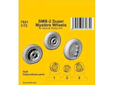 Smb-2 Super Myst&#232;re Wheels (For Special Hobby) - image 1