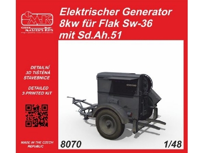 Elektrischer Generator 8kw Fur Flak Sw-36 Mit Sd.Ah.51 - image 1