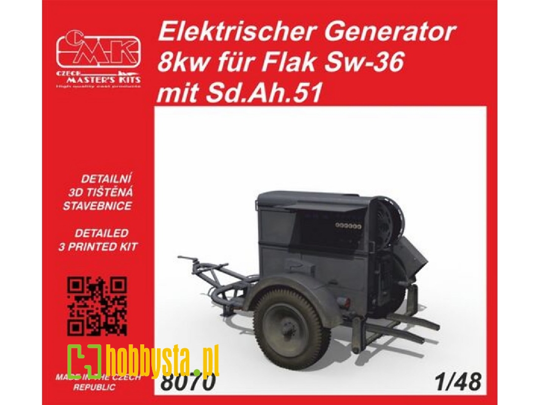Elektrischer Generator 8kw Fur Flak Sw-36 Mit Sd.Ah.51 - image 1