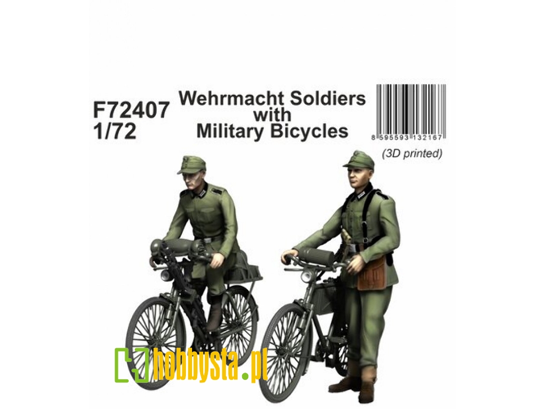 Wehrmacht Soldiers With Military Bicycles - image 1 Wehrmacht Soldiers With Military Bicycles - image 1