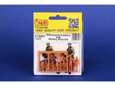 Wehrmacht Soldiers With Military Bicycles - image 2
