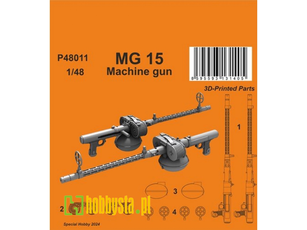 Mg 15 Machine Gun (2pcs) - image 1 Mg 15 Machine Gun (2pcs) - image 1