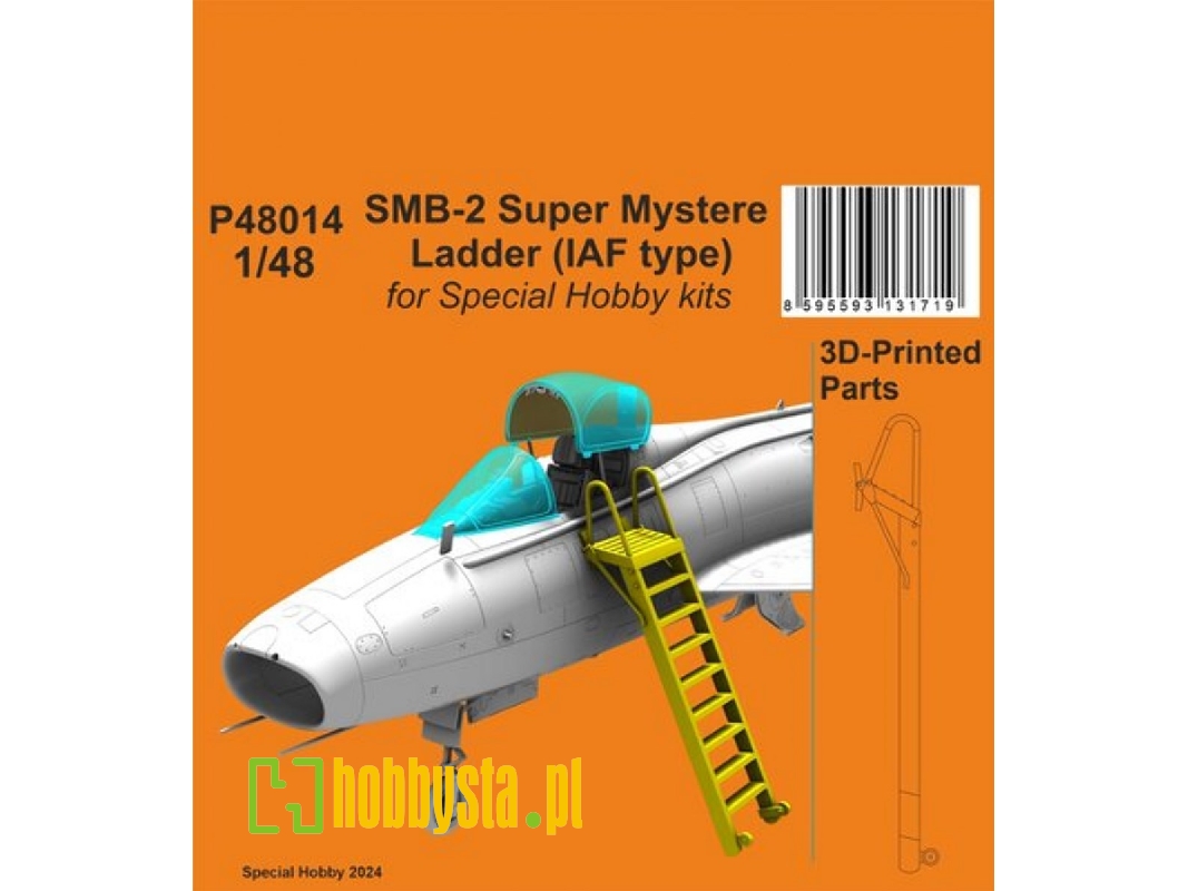 Smb-2 Super Mystere Ladder (Iaf Type) (For Special Hobby Kits) - image 1 Smb-2 Super Mystere Ladder (Iaf Type) (For Special Hobby Kits) - image 1