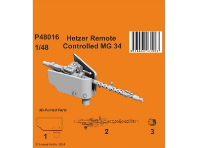 Hetzer Remote Controlled Mg 34 (For Tamiya) - image 1