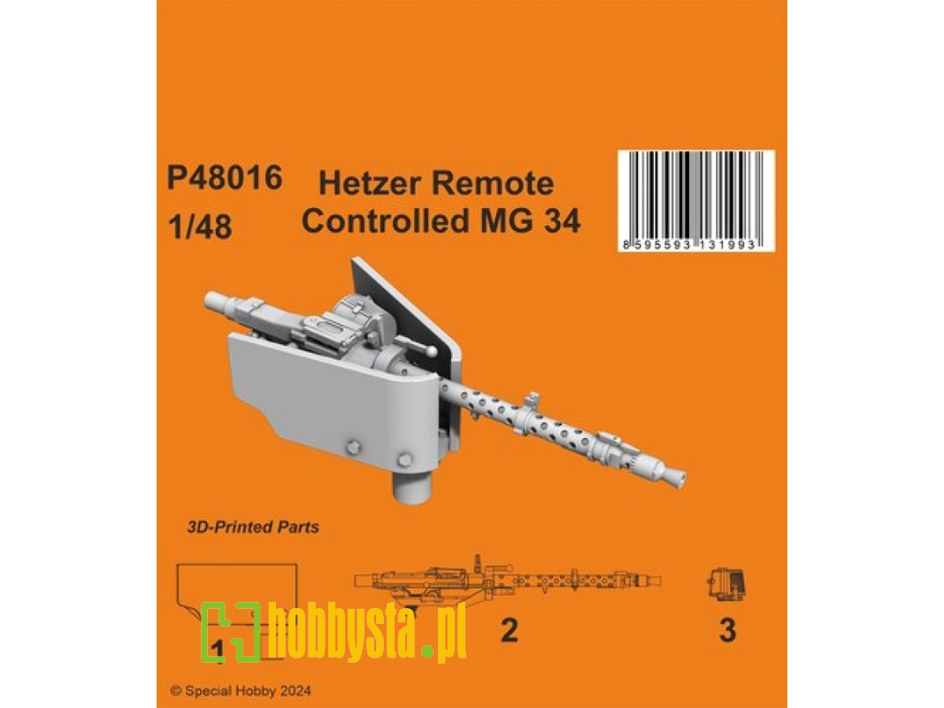 Hetzer Remote Controlled Mg 34 (For Tamiya) - image 1 Hetzer Remote Controlled Mg 34 (For Tamiya) - image 1