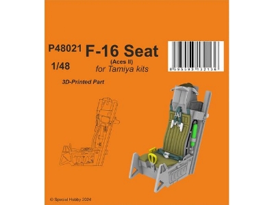 F-16 Seat (Aces Ii) (For Tamiya) - image 1