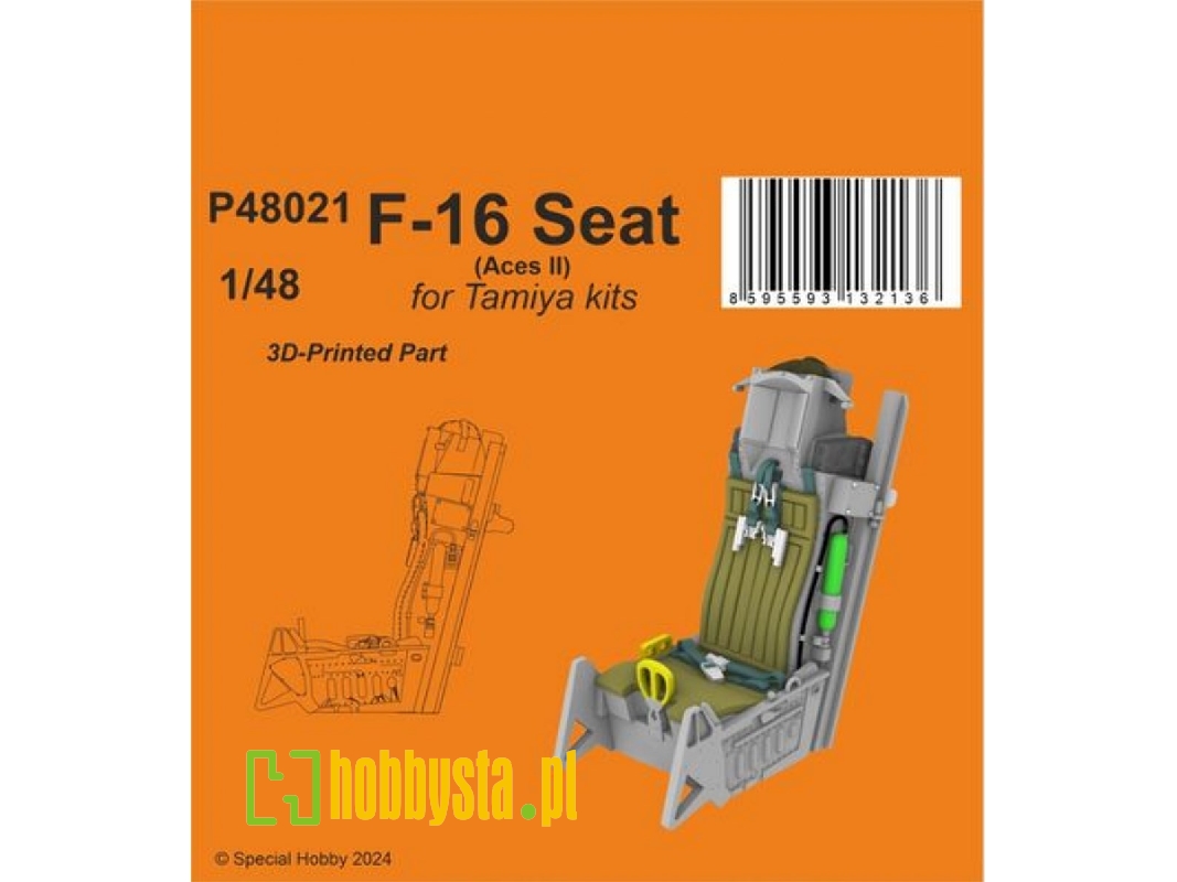 F-16 Seat (Aces Ii) (For Tamiya) - image 1 F-16 Seat (Aces Ii) (For Tamiya) - image 1