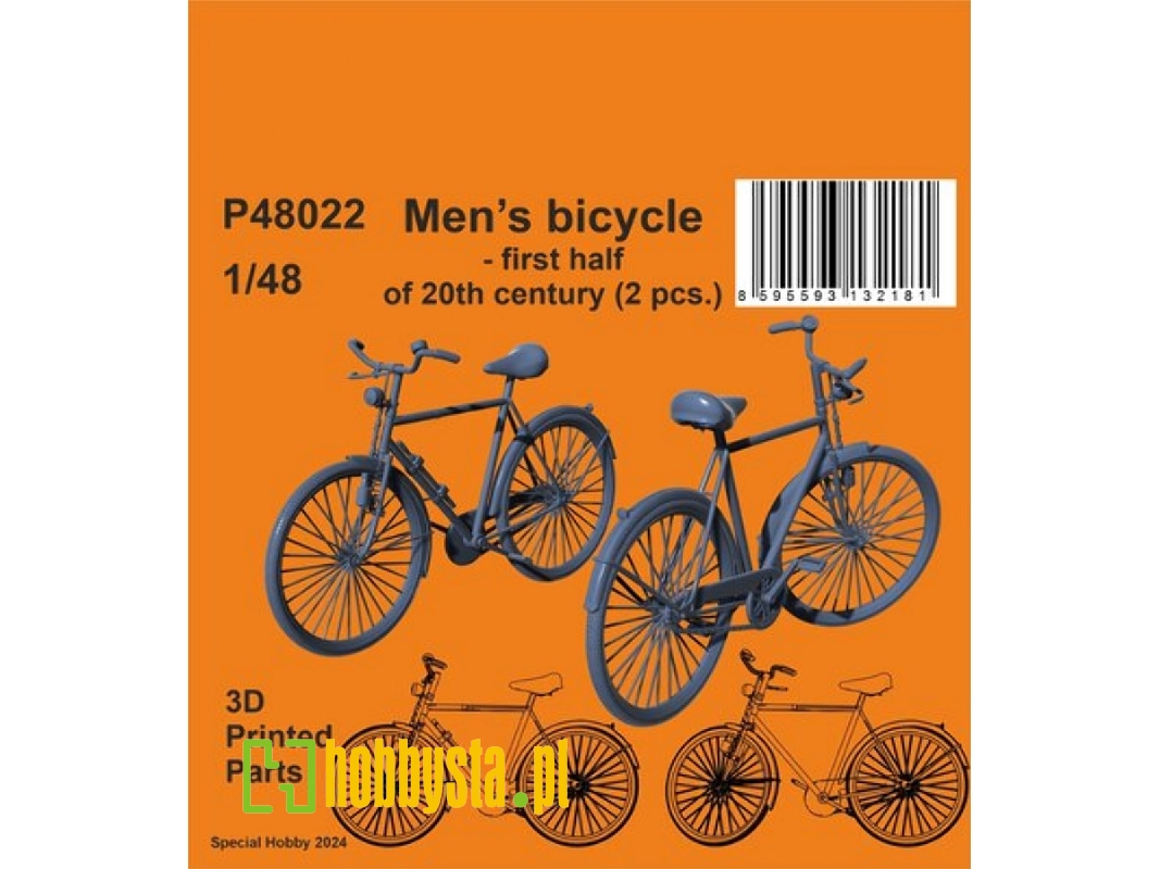 Men's Bicycle - First Half Of 20th Century (2pcs) - image 1 Men's Bicycle - First Half Of 20th Century (2pcs) - image 1