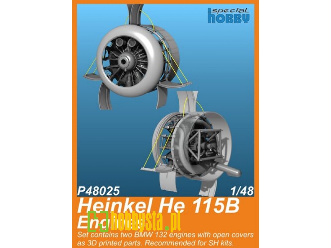 Heinkel He 115b Engines (For Special Hobby) - image 1 Heinkel He 115b Engines (For Special Hobby) - image 1