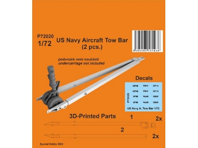 Us Navy Aircraft Tow Bar (2pcs) - image 1