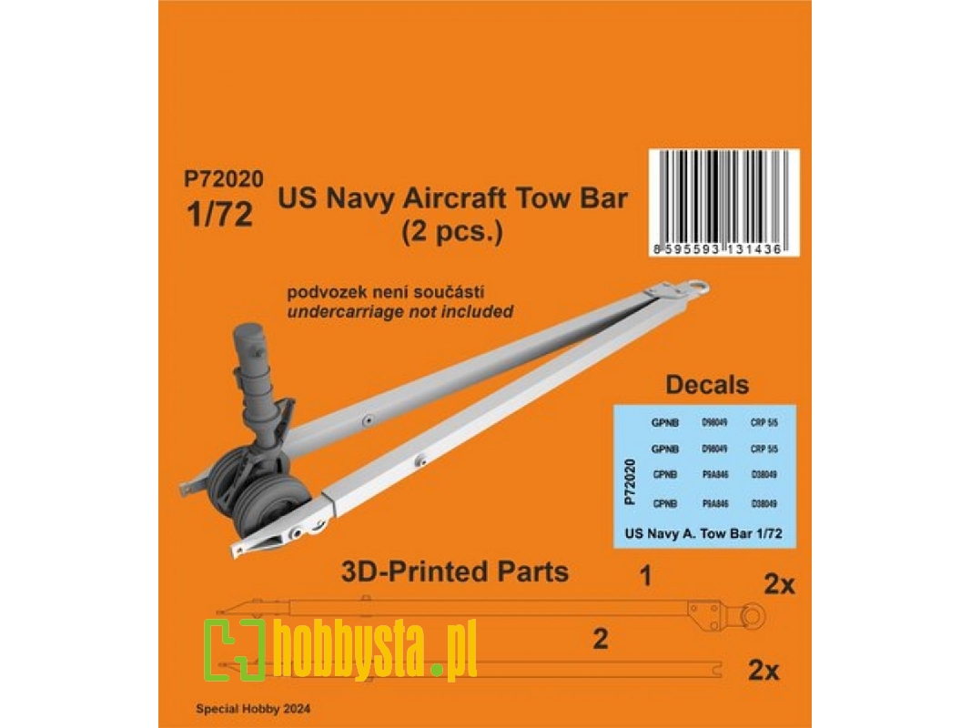 Us Navy Aircraft Tow Bar (2pcs) - image 1