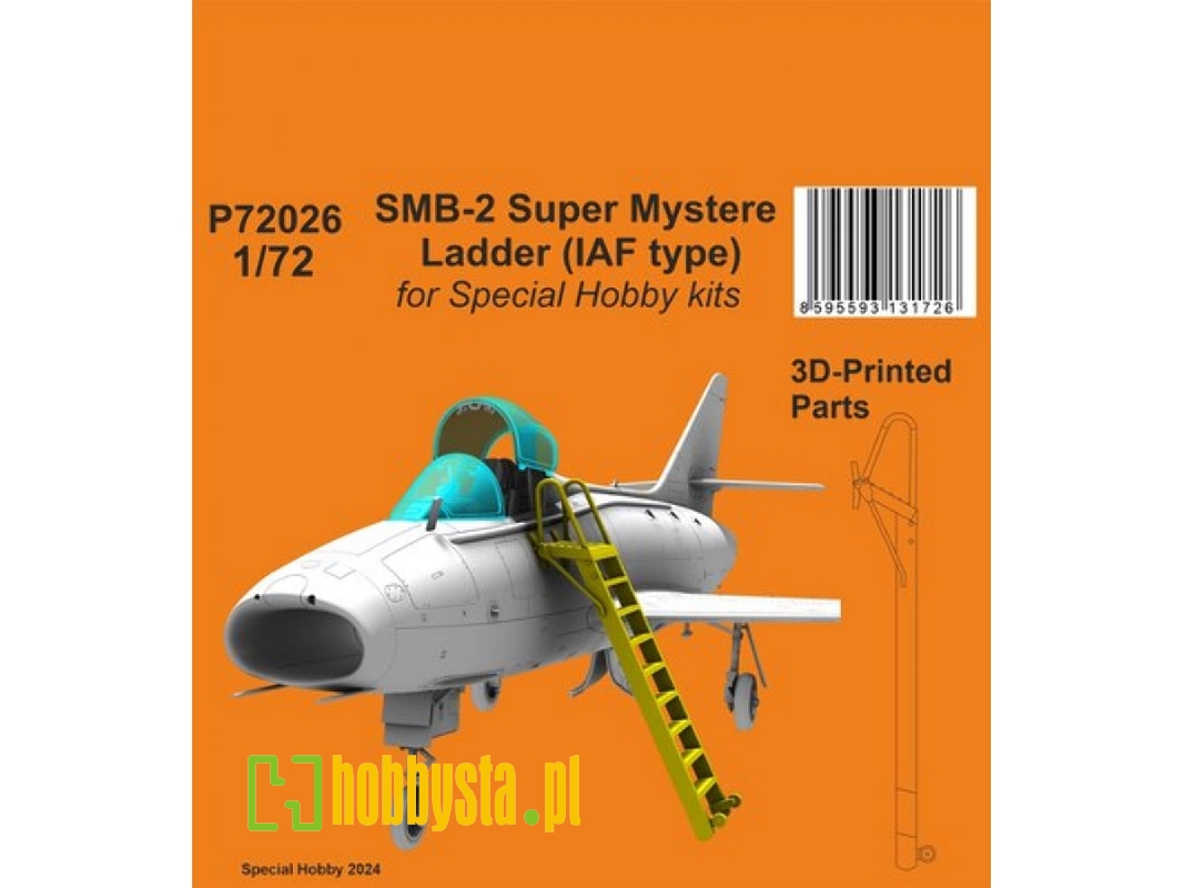 Smb-2 Super Mystere Drabinka (Typ Iafsmb-2 Super Mystere Ladder (Iaf Type) (For Special Hobby Kits)) 3d Sph - image 1 Smb-2 Super Mystere Drabinka (Typ Iafsmb-2 Super Mystere Ladder (Iaf Type) (For Special Hobby Kits)) 3d Sph - image 1