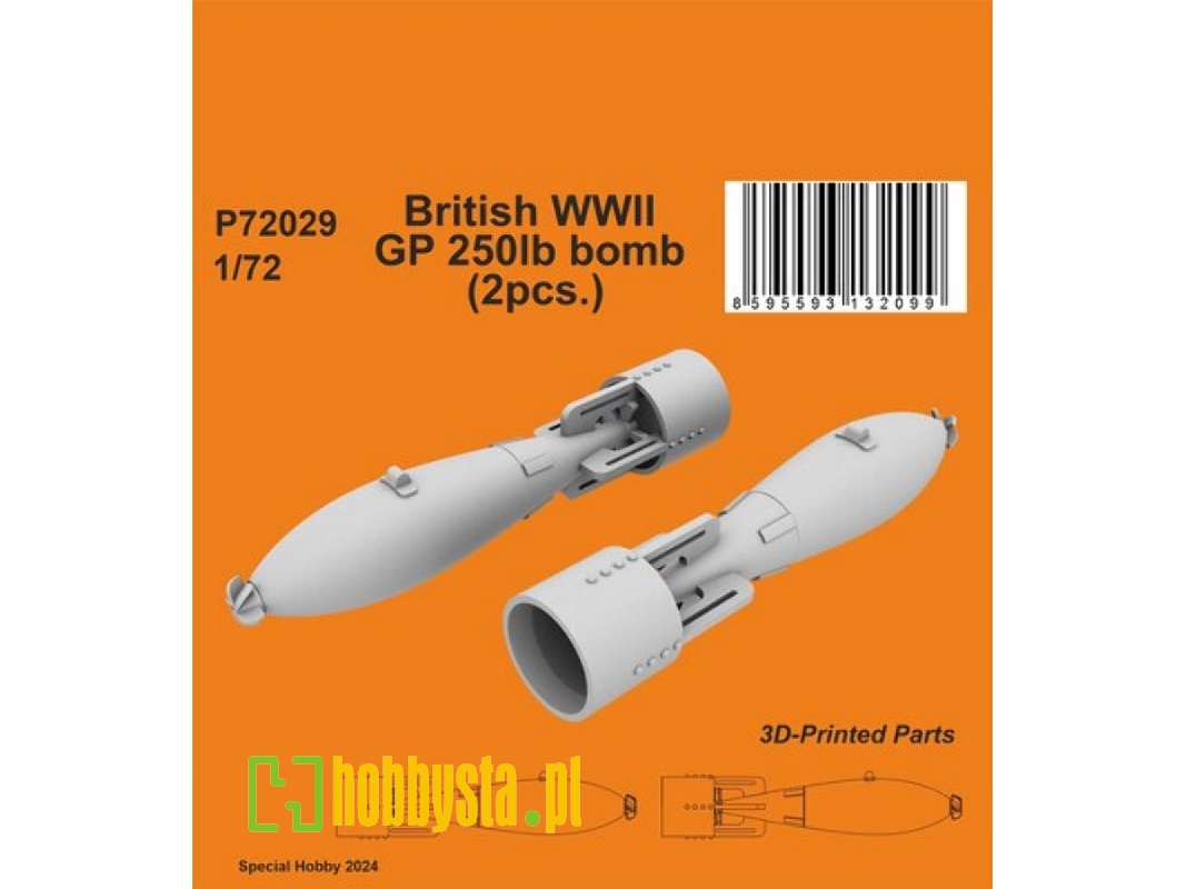 British Wwii Gp 250lb Bomb (2pcs) - image 1