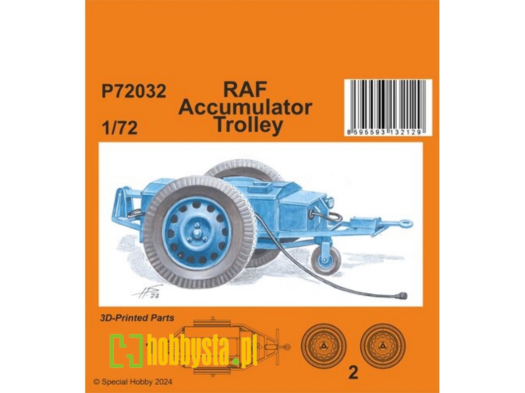 Raf Accumulator Trolley - image 1 Raf Accumulator Trolley - image 1