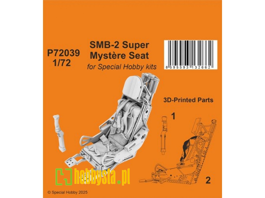 Smb-2 Super Mystère Seat (For Special Hobby) - image 1 Smb-2 Super Mystère Seat (For Special Hobby) - image 1