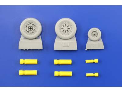 F-22A wheels 1/48 - Academy Minicraft - image 6